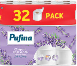 Pufina Lavender Fields toalettpapír 100% cell 32 tek 140 lap 3 rétegű, levendula illatával