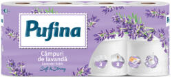 Pufina Lavender Fields toalettpapír 100% cell 8 tek 140 lap 3 rétegű levendula illatával