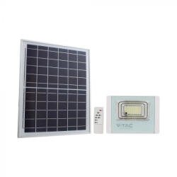 V-TAC 40W LED napelemes (SOLAR) reflektor távirányítóval 120° 4000K Fehér házas - 10413 (10413)