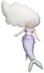 Partydeco Óriás lufi 50" 127cm, Hableány (LUFI535187)