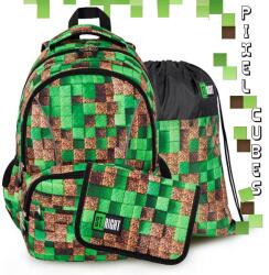 St. Majewski St. Right iskolatáska, hátizsák SZETT 44 cm - Pixel Cubes (674464/SZETT)