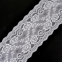 Takoy Elasztikus csipke 15 cm fehér