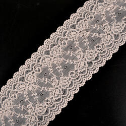 Takoy Elasztikus csipke 15 cm púder rózsaszín