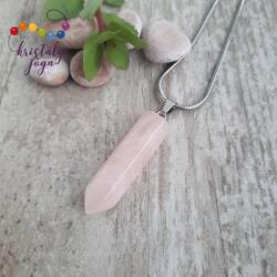 Kristály Jóga Shop Rózsakvarc csúcs medál