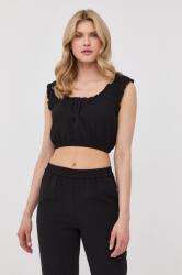 The Kooples felső fekete, női, sima - fekete L