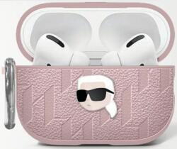 Karl Lagerfeld Monogram Karl Head case for AirPods 4 pink (KLA4PGKIPP)