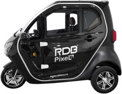 RDB Masina electrica cu 3 roti RDB PIXEL 2100W 72V si 25km/h Fara permis negru (RDB-PIXEL-Gri-Negru) - agropro