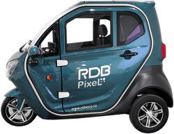 RDB Masina electrica cu 3 roti RDB PIXEL 2100W 72V si 25km/h Fara permis albastru (RDB-PIXEL-Gri-Albastru) - agropro