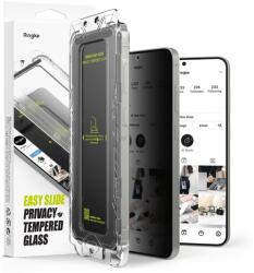 Ringke Folie pentru Samsung Galaxy S25 (set 2) - Ringke Easy Slide Privacy Tempered Glass - Negru