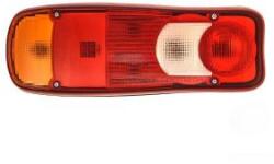 Dasteri ! ! ! ÚJDONSÁG! ! ! - Hátsólámpa Renault félholdas ÚJ TÍPUS, BAL oldal +rendszám +kábelkivezető 350x128mm, vast. : 85mm, csavartáv. : 152mm - L-2061DPL (L-2061DPL) - jarmulampa