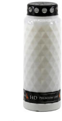 PahareDePaste. ro Candela 14 zile din plastic cu capac Premium Line alb