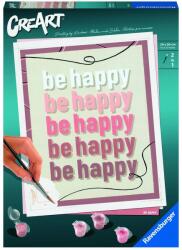 Ravensburger CreArt Festés számok szerint Be happy 23544 (235445)