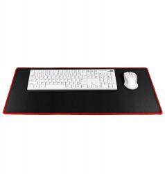 Gamer egér- és billentyűzetpad 700 x 300 x 3 mm fekete-piros (120243)