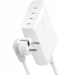 Belkin Asztali hálózati töltő Belkin Boost 200W GaN, 4 Usb-c port, 140W +60W (WCH015VFWH)
