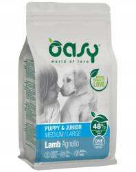 Oasy Bárány Agnello Puppy & Junior M/L közepes termetű kölyökkutyáknak 12kg