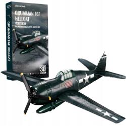 Piececool 3D fém puzzle Grumman F6F összecsukható repülőgép (HP235-BS)