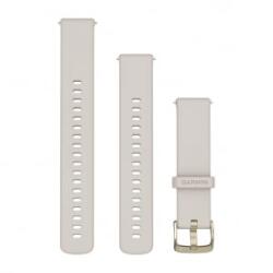 Garmin Venu 3S Quick Release (18 mm) szilikon óraszíj elefántcsont színű (010-13256-04) (010-13256-04)