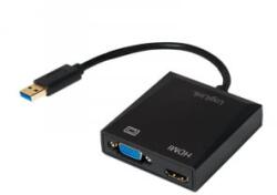 LogiLink USB-adapter, USB 3.0 Combo VGA/HDMI (UA0234)