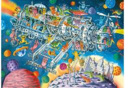 Heye 30083 - Triangular puzzle - Aliens Welcome! - 1000 db-os puzzle (30083)