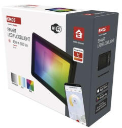 EMOS GOSMART LED reflektor 50W, 4300 lm, RGB+CCT, IP65 (ZSW101) - scom