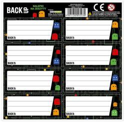 DERFORM BackUp 8 db-os füzetcímke - PacMan - kétféle (NNZB5A102)