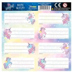 DERFORM BackUp 8 db-os füzetcímke - Unikornis - kétféle (NNZJR15) (NNZJR15)