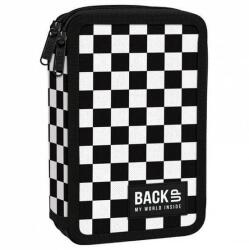 DERFORM BackUp Fiús felszerelt emeletes tolltartó - Kockás (PB6DW94)