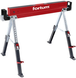 Fortum asztalosbak/fűrészbak állítható, összecsukható; 615 - 820 mm, max. terhelés: 590 kg, saját (4759999) - megatool