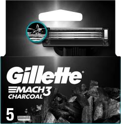 Gillette Mach3 Charcoal Borotvabetétek Férfiaknak, , 5 db Borotvabetét - shoperia