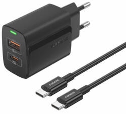 FONENG 2-Port Töltő Foneng EU66 A+C Fekete