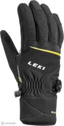 LEKI Progressive Tune S Boa® LT kesztyű, fekete/lime (7.0)