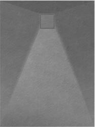 Lavre OLDA Kőhatású Zuhanytálca - Szürke, 90x120 cm (OL-90/120G)