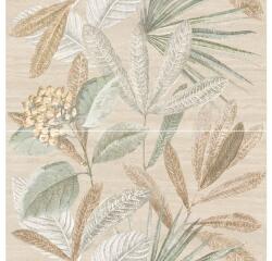 Marazzi Mystone Travertino Navona Pannello Botanico Csempe 120x120 Cm (m9p7)