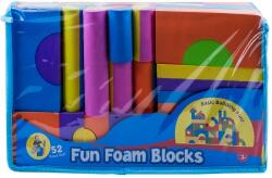  Cuburi EVA de jucarie, 52 piese, Fun Foam Blocks RB41417