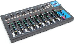 Thunder Germany F10 & - 8211; 10 csatornás stúdió / zenekari keverő, USB, Bluetooth + Effekt (57930)