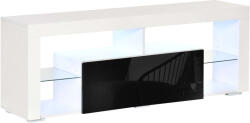 Homcom TV szekrény, Homcom, PAL, LED lámpák, 20 szín, 140 x 35 x 52 cm, fehér (839-126V90BK)