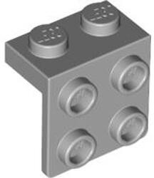 LEGO® Parts 6009014 - Bracket 1 x 2 - 2 x 2 Light Bluish Gray (#44728) (6009014)