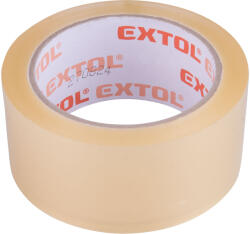 Extol Premium ragasztószalag áttetsző, csendes lefutású (low noise) 48mmx66m, vastagság: 0, 046mm