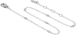 57emozioni Bratara glezna ajustabila 22-25 cm, aur 18k, diamante naturale 0.10 ct, 57emozioni