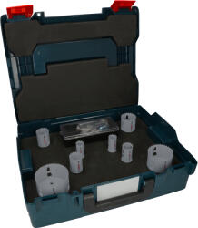 Bosch PRO Multi Material Power Change Plus körkivágó készlet - L-Boxx PRO Multi Material PC Plus körkivágókészlet, 8 részes (2608594431)