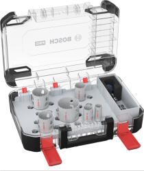 Bosch PRO Multi Material Power Change Plus körkivágó készlet - Átlátszó tok PRO Multi Material PC Plus körkivágó készlet, 9 db-os (2608594429)