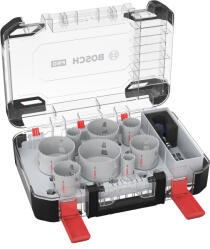 Bosch PRO Multi Material Power Change Plus körkivágó készlet - Átlátszó tok PRO Multi Material PC Plus körkivágó készlet, 11 db-os (2608594430)
