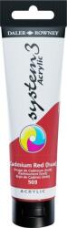 Daler-Rowney System3 Akril festék Cadmium Red Hue 150 ml 1 db (129150503)
