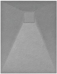 Welland kőhatású zuhanytálca szifonnal 70 x 90 cm - szürke (GT-9070SS) - pepita