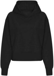 AWDIS Női Just Hoods Relaxed Fit kapucnis pulóver L barna|fekete|zöld