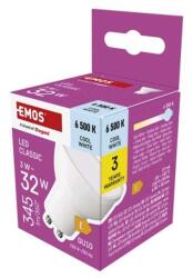 EMOS LED izzó Classic MR16 fehér/ GU10 / 3 W (32 W) / 345 lm / Hideg fehér