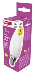 EMOS LED izzó Classic gyertya / E14 / 2, 5 W (32 W) / 350 lm / Természetes fehér