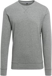 Build Your Brand Unisex felnőtt felnőtt Heather könnyű Crew nyakú pulóver XL szürke