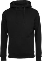Build Your Brand Unisex felnőtt organikus kapucnis pulóver 4XL fekete