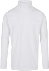 Build Your Brand Unisex felnőtt teknőc nyakú hosszú ujjú pulóver XS fehér